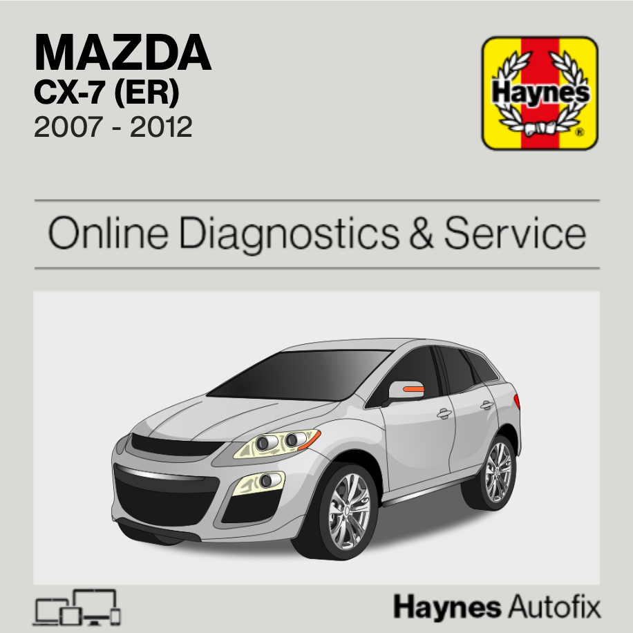 Mazda CX-7 (ER) 2007 to 2012 Haynes Online Diagnostics & Service Guide