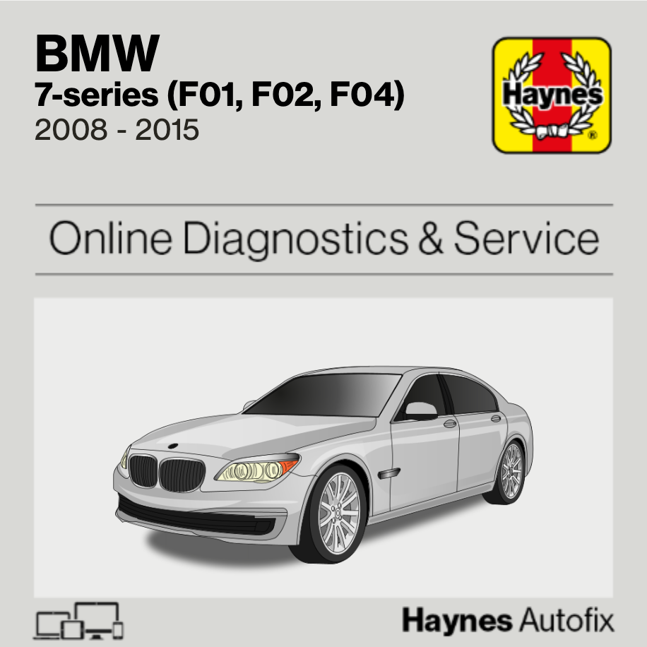 BMW 7-Series (F01, F02, F04) 2008 to 2015 Haynes Online Diagnostics & Service Guide