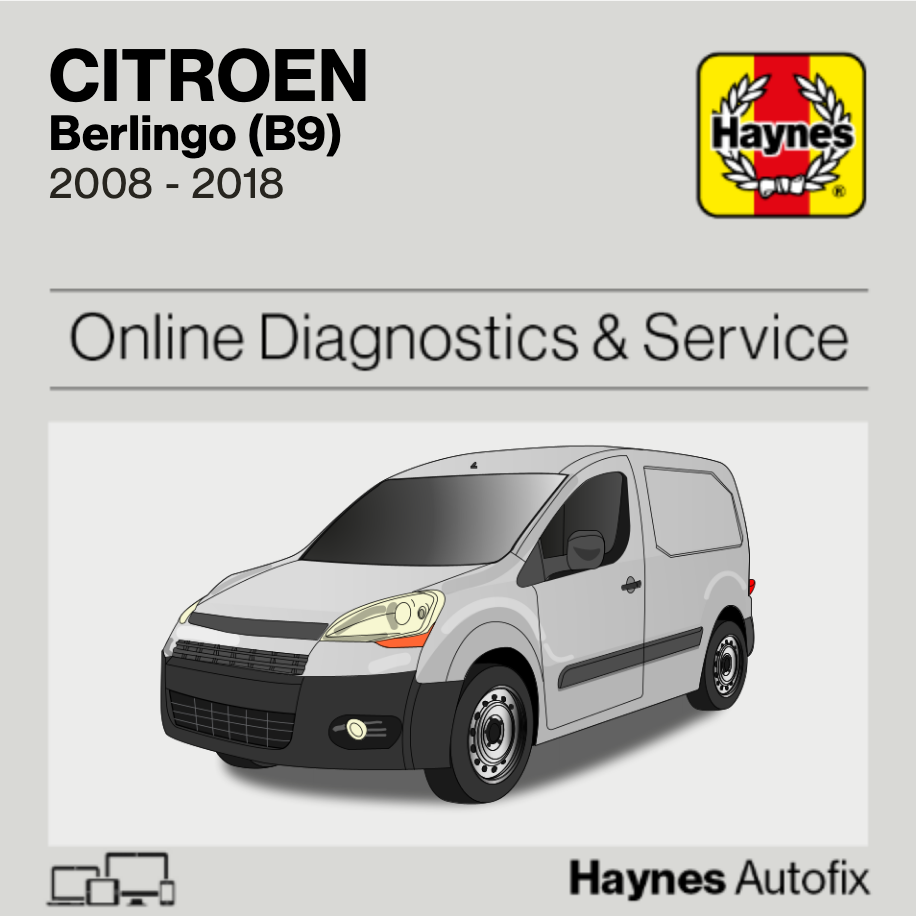 Citroen Berlingo (B9) 2008 to 2018 Haynes Online Diagnostics & Service Guide