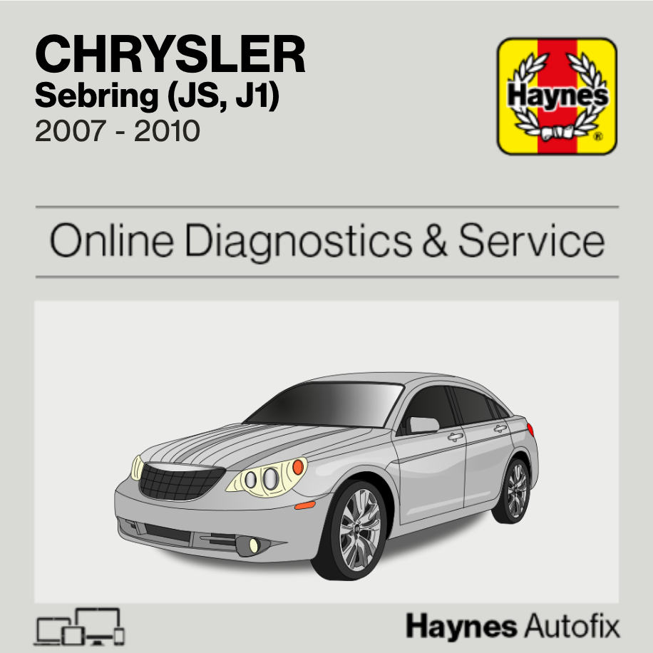 Chrysler Sebring (JS, J1) 2007 to 2010 Haynes Online Diagnostics & Service Guide
