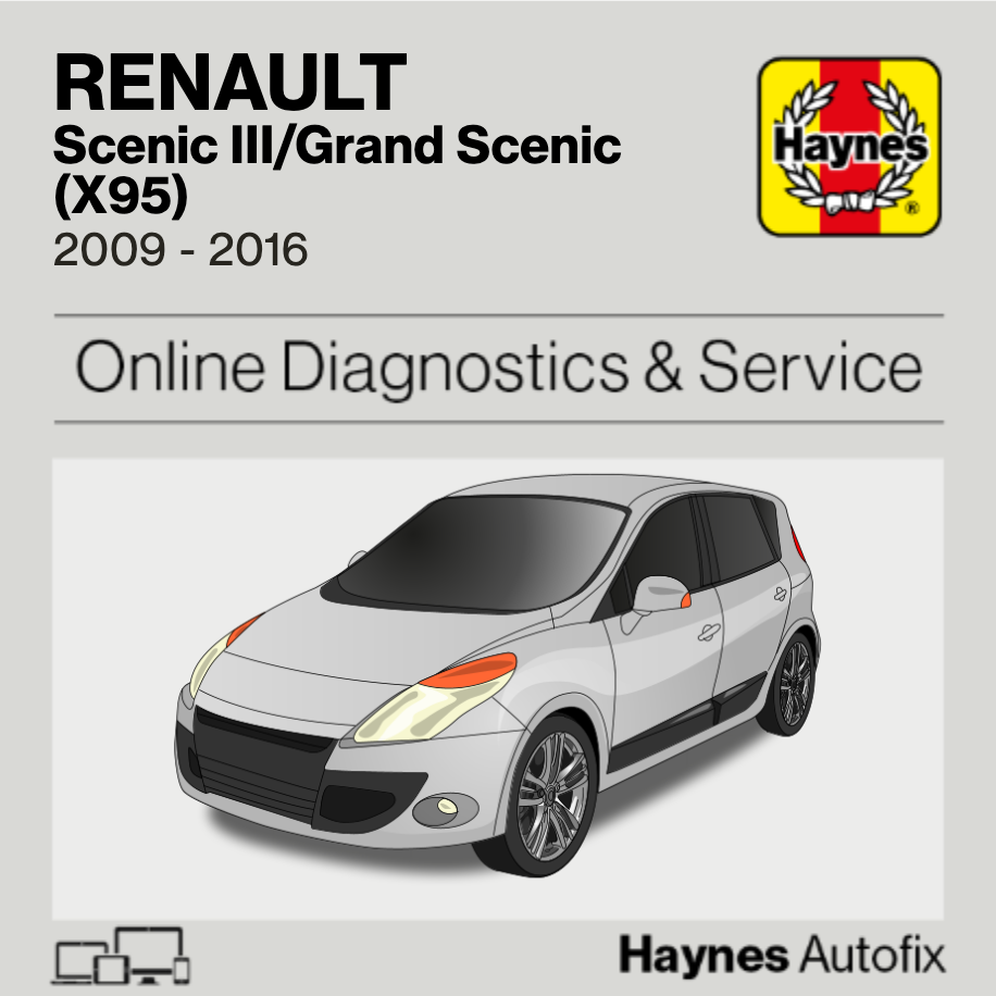 Renault Scenic III/Grand Scenic (X95) 2009 to 2016 Haynes Online Diagnostics & Service Guide