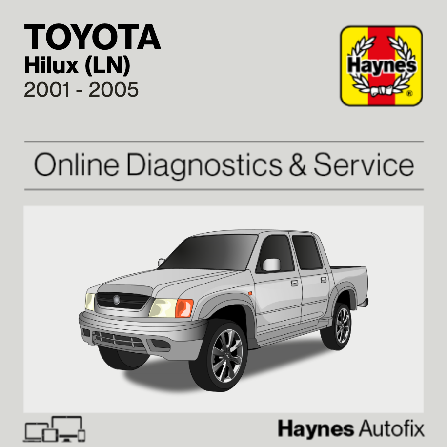 Toyota Hilux (LN) 2001 to 2005 Haynes Online Diagnostics & Service Guide