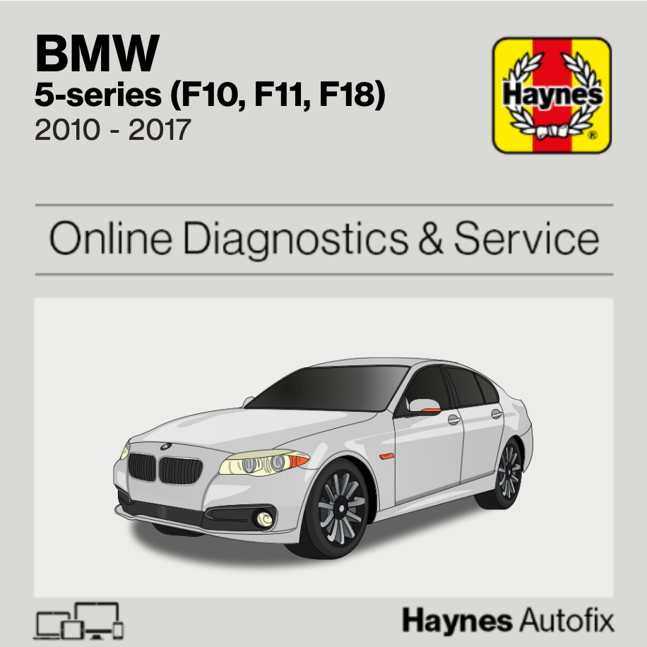 BMW 5-Series (F10, F11, F18) 2010 to 2017 Haynes Online Diagnostics & Service Guide