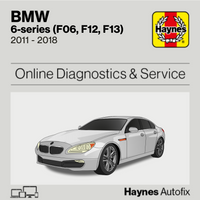BMW 6-Series (F06, F12, F13) 2011 to 2018 Haynes Online Diagnostics & Service Guide