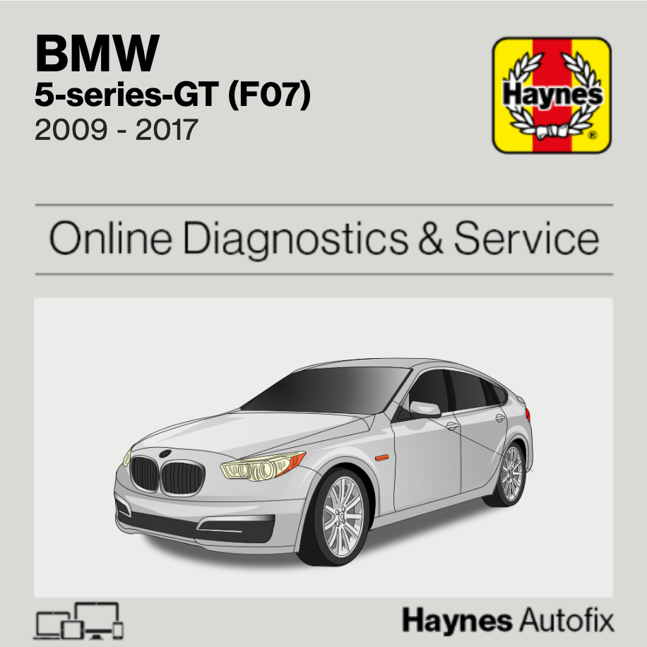 BMW 5-Series-GT (F07) 2009 to 2017 Haynes Online Diagnostics & Service Guide