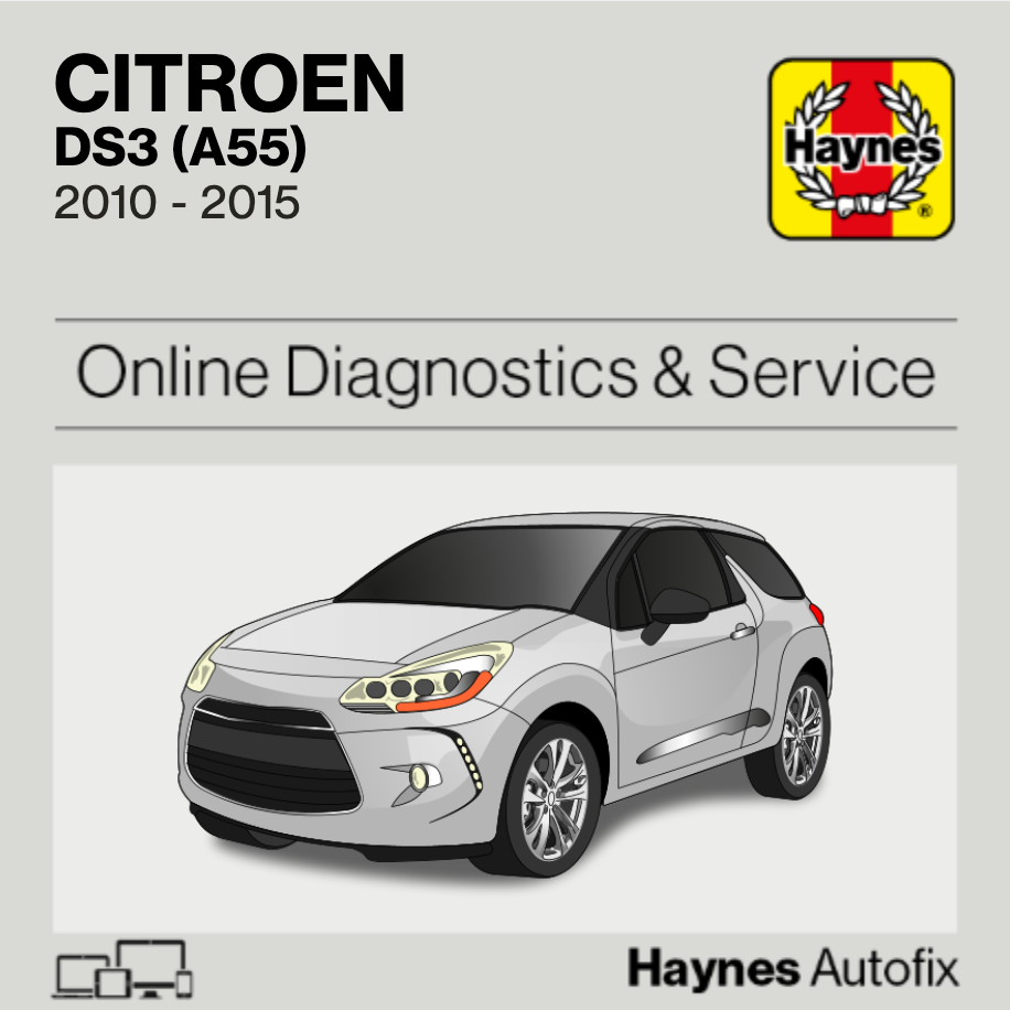 Citroen DS3 (A55) 2010 to 2015 Haynes Online Diagnostics & Service Guide