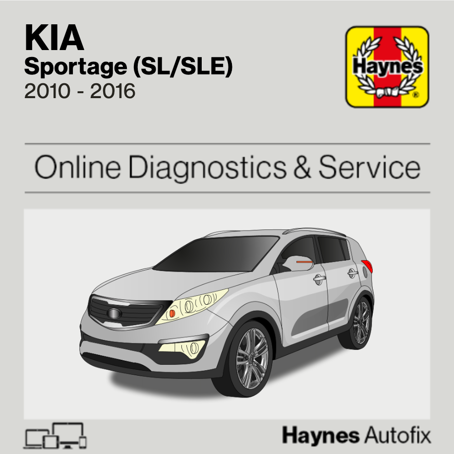 Kia Sportage (SL/SLE) 2010 to 2016 Haynes Online Diagnostics & Service Guide