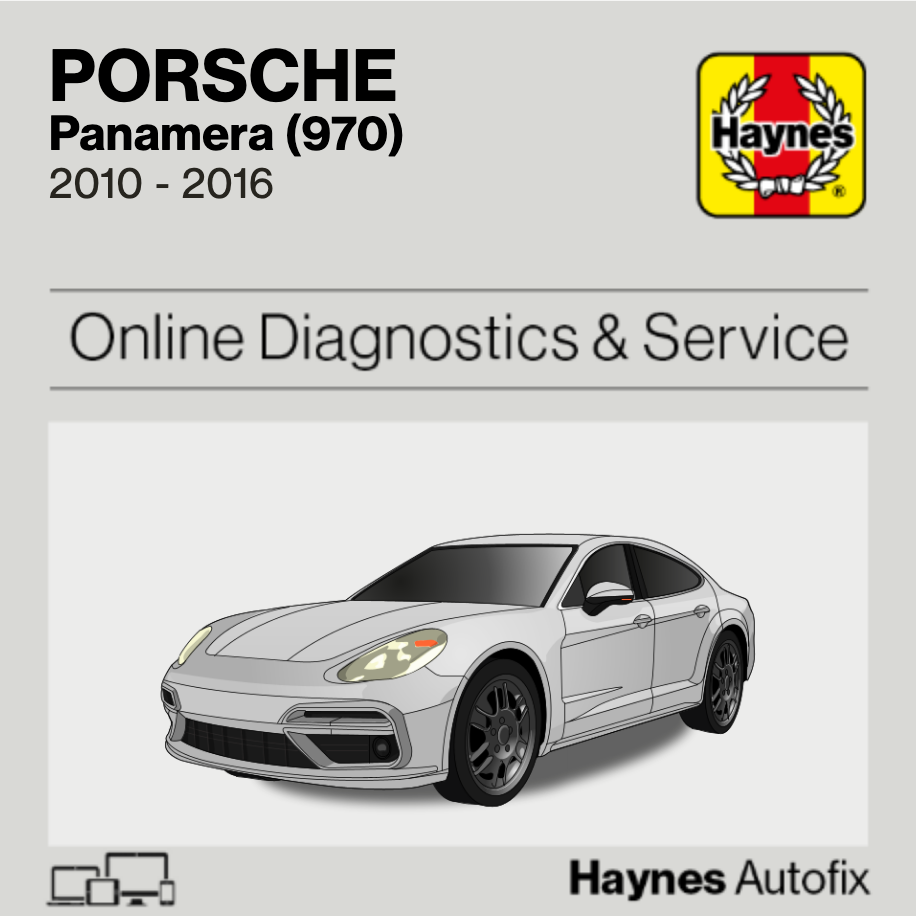 Porsche Panamera (970) 2010 to 2016 Haynes Online Diagnostics & Service Guide