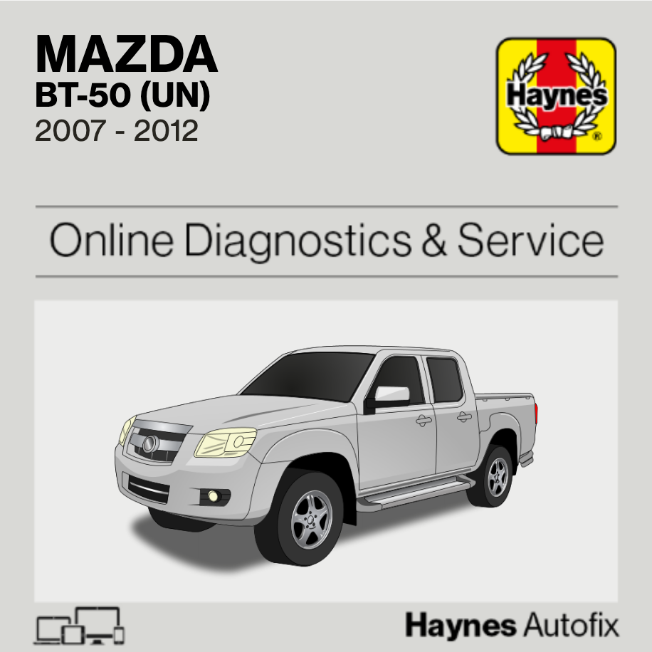 Mazda BT-50 (UN) 2007 to 2012 Haynes Online Diagnostics & Service Guide