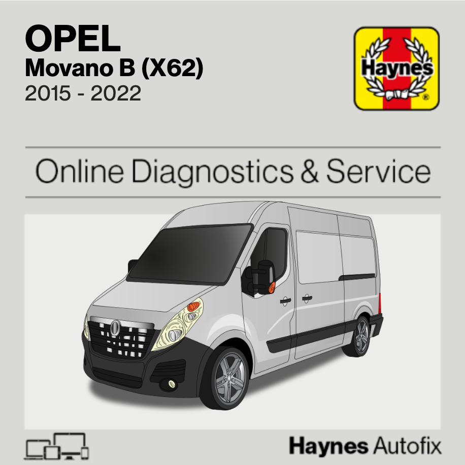 Opel Movano B (X62) 2015 to 2022 Haynes Online Diagnostics & Service Guide