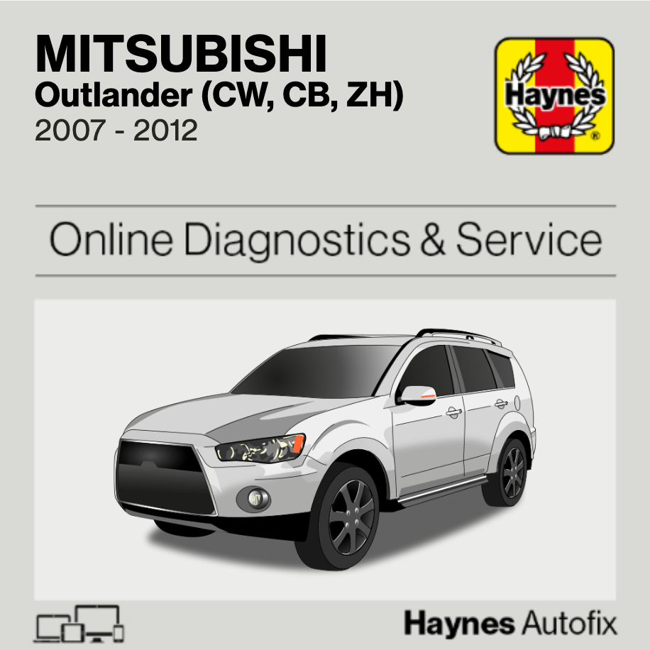 Mitsubishi Outlander (CW, CB, ZH) 2007 to 2012 Haynes Online Diagnostics & Service Guide