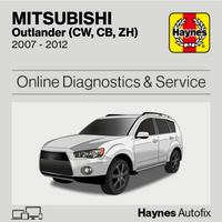 Mitsubishi Outlander (CW, CB, ZH) 2007 to 2012 Haynes Online Diagnostics & Service Guide