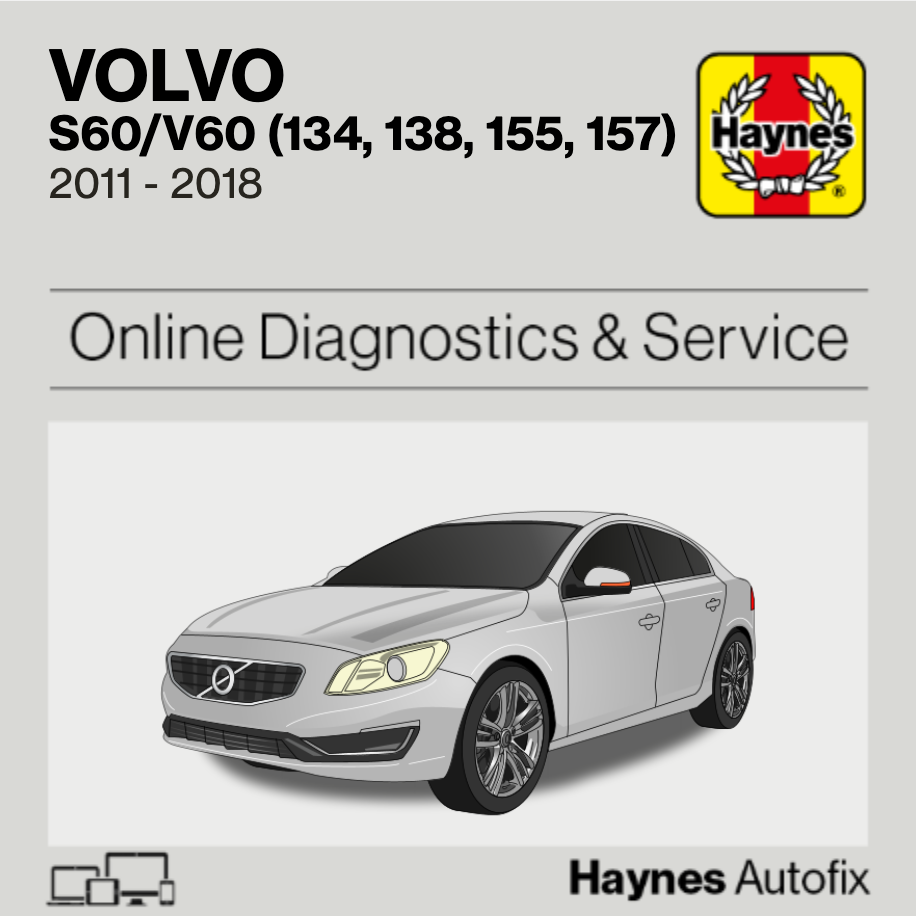 Volvo S60/V60 (134, 138, 155, 157) 2011 to 2018 Haynes Online Diagnostics & Service Guide