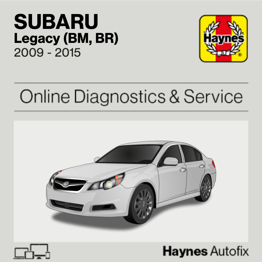 Subaru Legacy (BM, BR) 2009 to 2015 Haynes Online Diagnostics & Service Guide