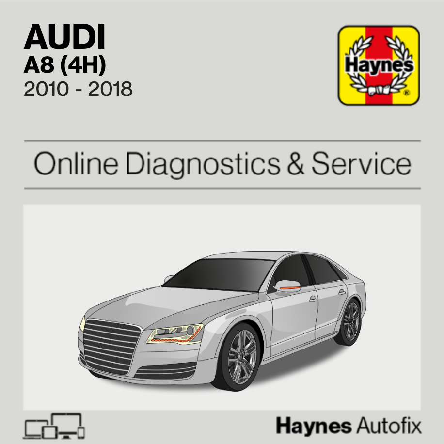 Audi A8 (4H) 2010 to 2018 Haynes Online Diagnostics & Service Guide