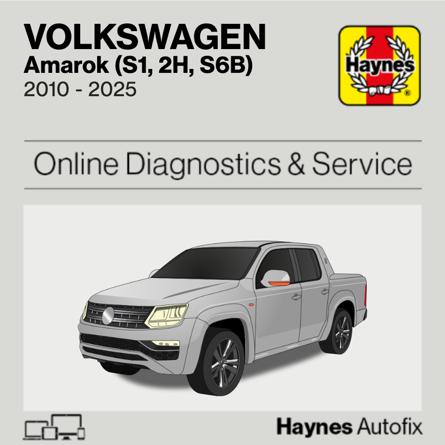Volkswagen Amarok (S1, 2H, S6B) 2010 to 2025 Haynes Online Diagnostics & Service Guide