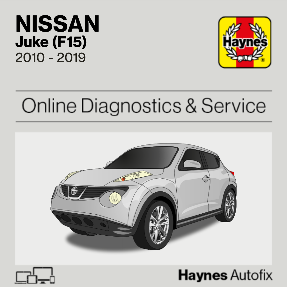 Nissan Juke (F15) 2010 to 2019 Haynes Online Diagnostics & Service Guide