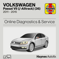 Volkswagen Passat Mk7 (/-Alltrack) (36) 2011 to 2015 Haynes Online Diagnostics & Service Guide
