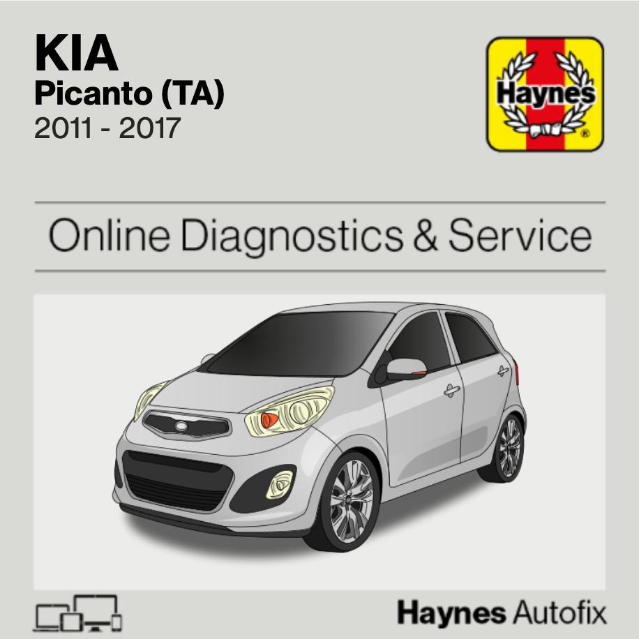 Kia Picanto (TA) 2011 to 2017 Haynes Online Diagnostics & Service Guide