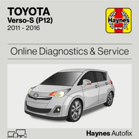 Toyota Verso-S (P12) 2011 to 2016 Haynes Online Diagnostics & Service Guide