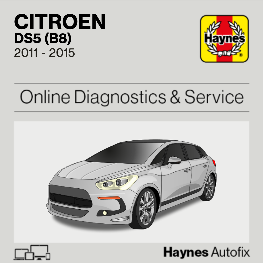 Citroen DS5 (B8) 2011 to 2015 Haynes Online Diagnostics & Service Guide