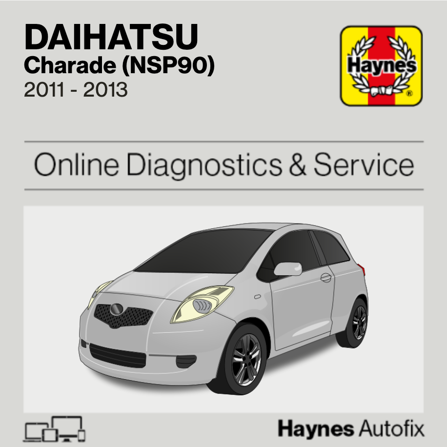 Daihatsu Charade (NSP90) 2011 to 2013 Haynes Online Diagnostics & Service Guide