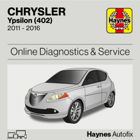 Chrysler Ypsilon (402) 2011 to 2016 Haynes Online Diagnostics & Service Guide
