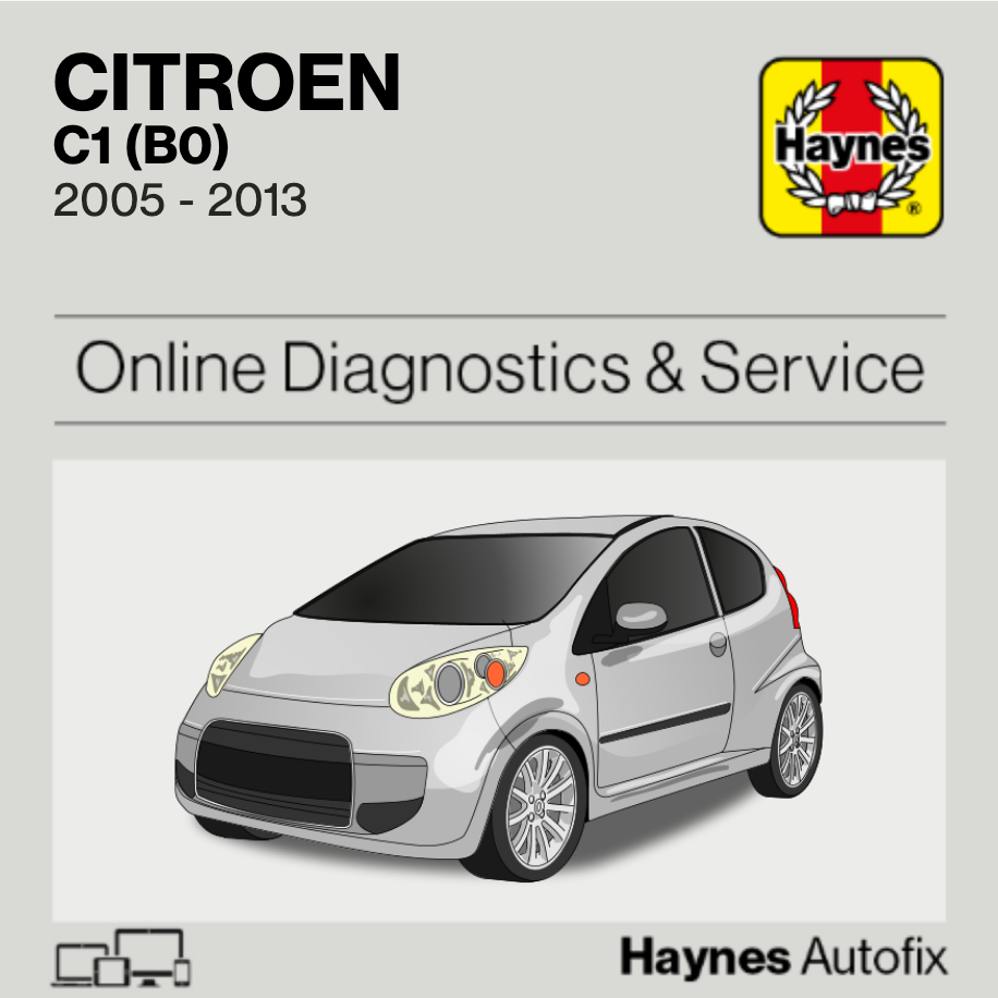 Citroen C1 (B0) 2005 to 2013 Haynes Online Diagnostics & Service Guide