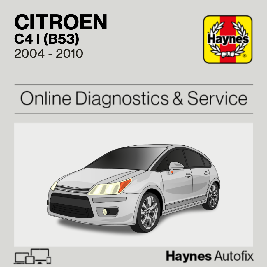 Citroen C4 I (B53) 2004 to 2010 Haynes Online Diagnostics & Service Guide