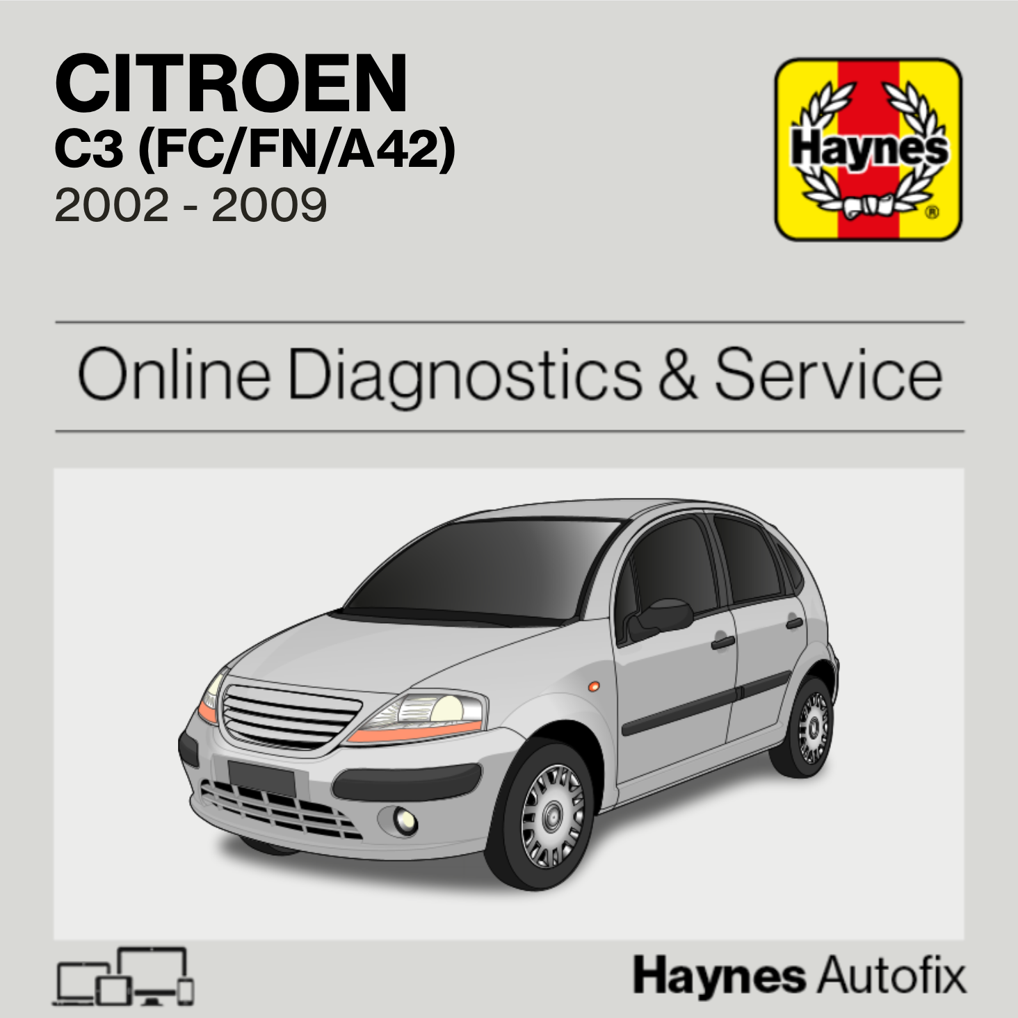 Citroen C3 (FC/FN/A42) 2002 to 2009 Haynes Online Diagnostics & Service Guide