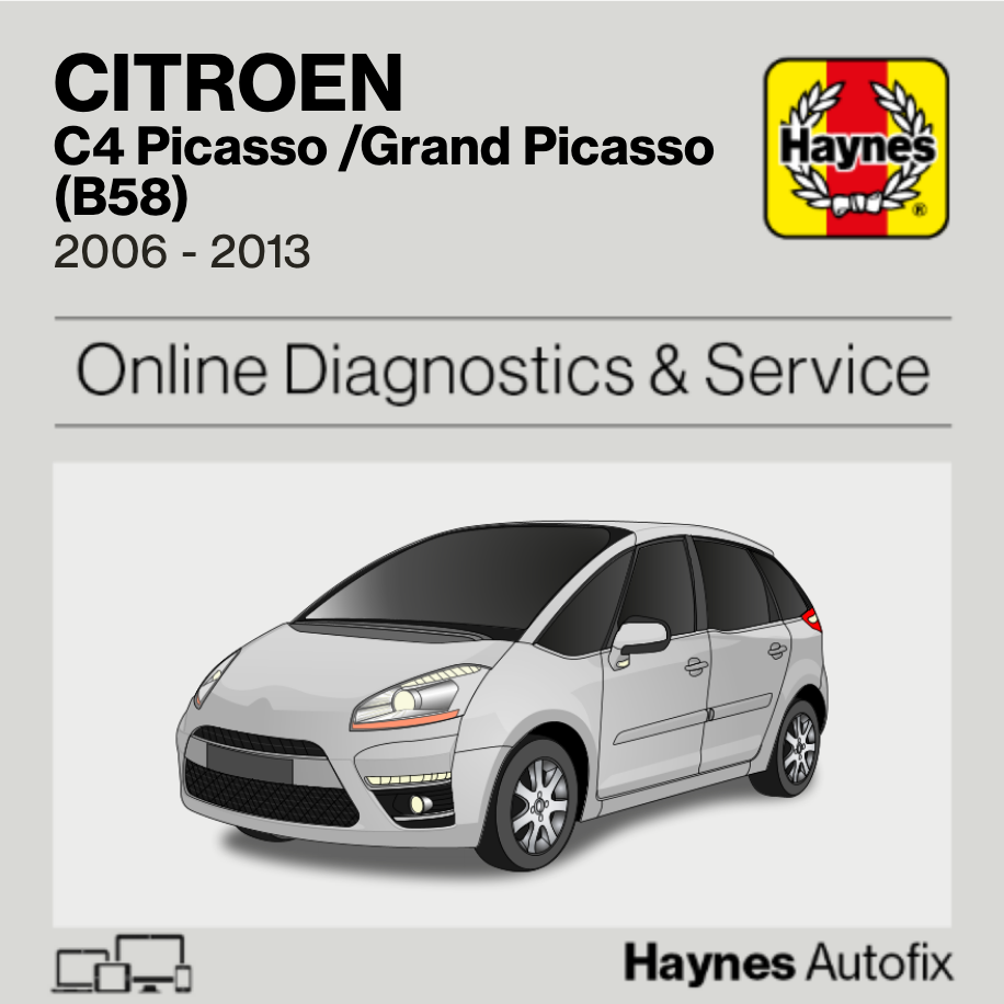 Citroen C4 Picasso /Grand Picasso (B58) 2006 to 2013 Haynes Online Diagnostics & Service Guide