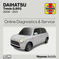 Daihatsu Trevis (L651) 2006 to 2011 Haynes Online Diagnostics & Service Guide