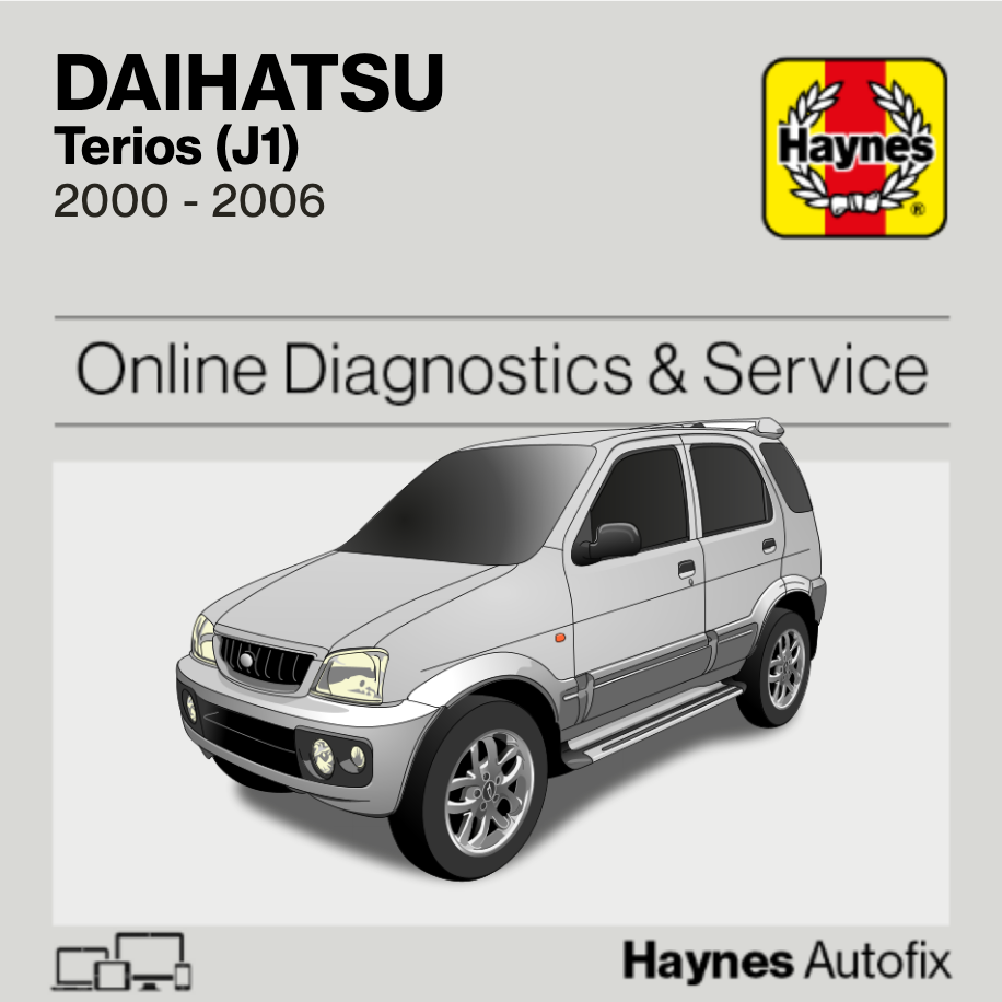 Daihatsu Terios (J1) 2000 to 2006 Haynes Online Diagnostics & Service Guide