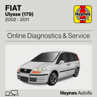 Fiat Ulysse (179) 2002 to 2011 Haynes Online Diagnostics & Service Guide