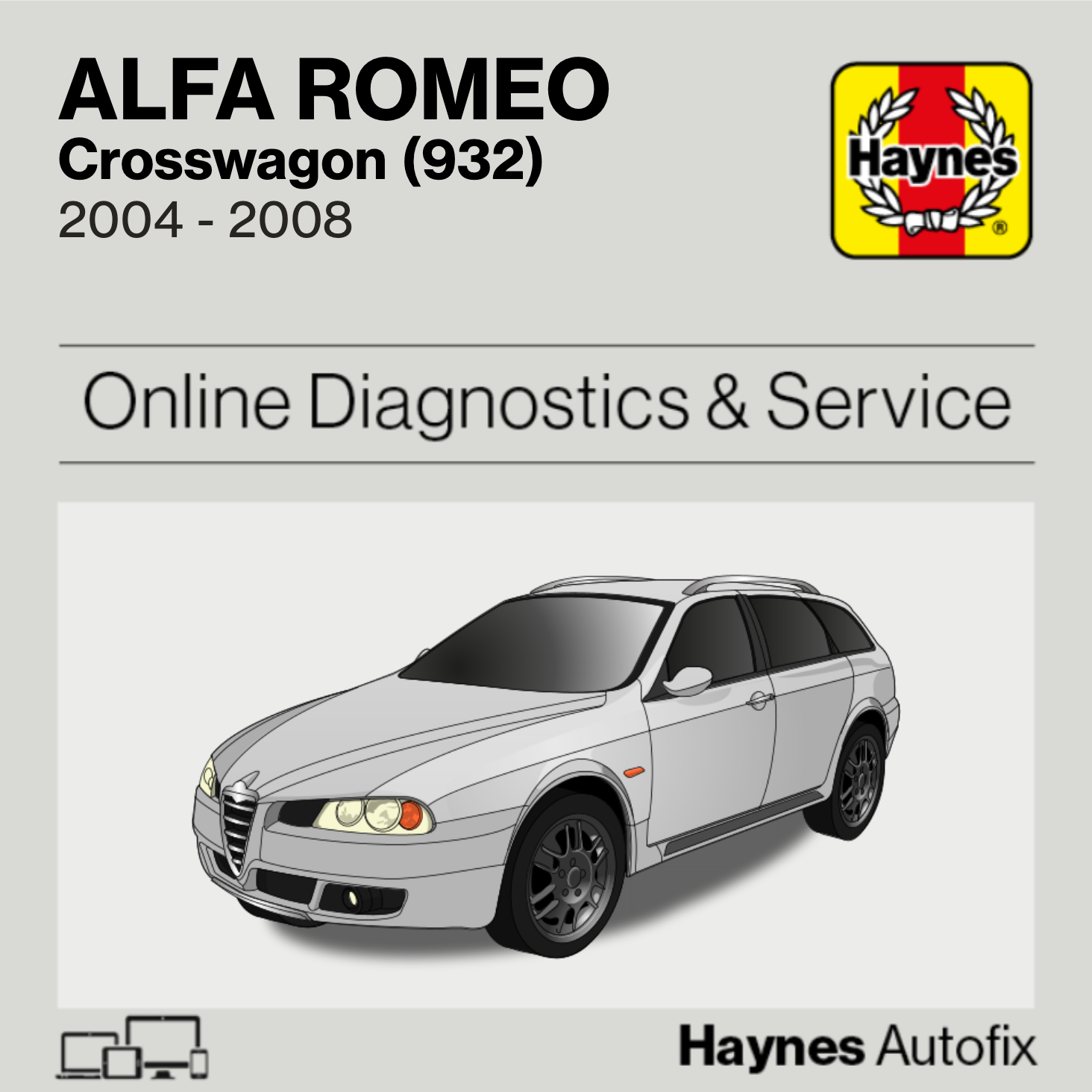 Alfa Romeo Crosswagon (932) 2004 to 2008 Haynes Online Diagnostics & Service Guide