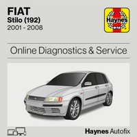 Fiat Stilo (192) 2001 to 2008 Haynes Online Diagnostics & Service Guide