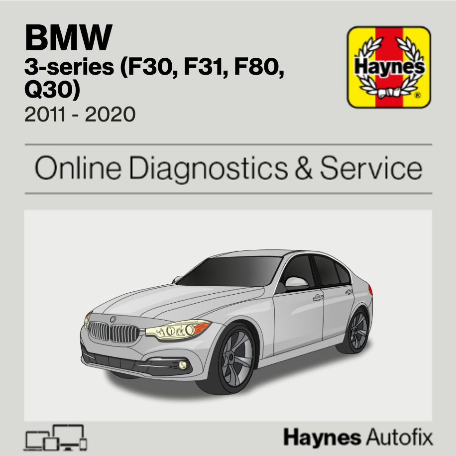 BMW 3-Series (F30, F31, F80, Q30) 2011 to 2020 Haynes Online Diagnostics & Service Guide