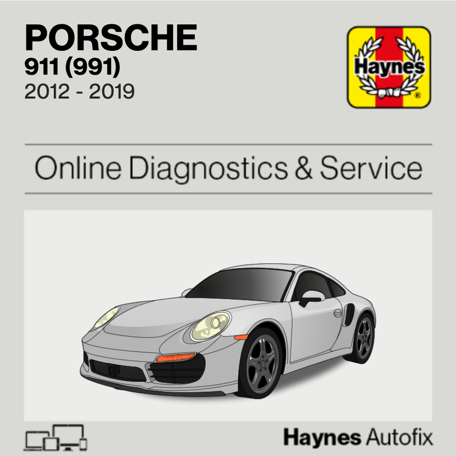 Porsche 911 (991) 2012 to 2019 Haynes Online Diagnostics & Service Guide