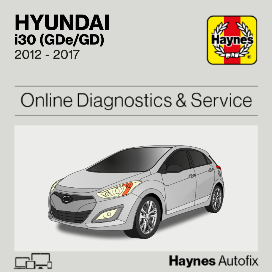 Hyundai i30 (GDe/GD) 2012 to 2017 Haynes Online Diagnostics & Service Guide