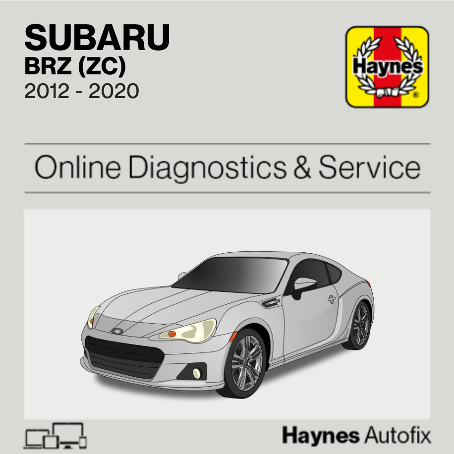 Subaru BRZ (ZC) 2012 to 2020 Haynes Online Diagnostics & Service Guide