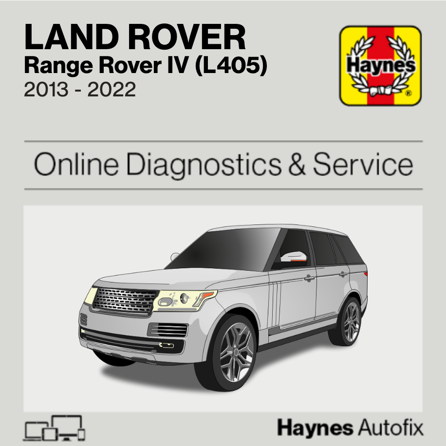 Land Rover Range Rover IV (L405) 2013 to 2022 Haynes Online Diagnostics & Service Guide
