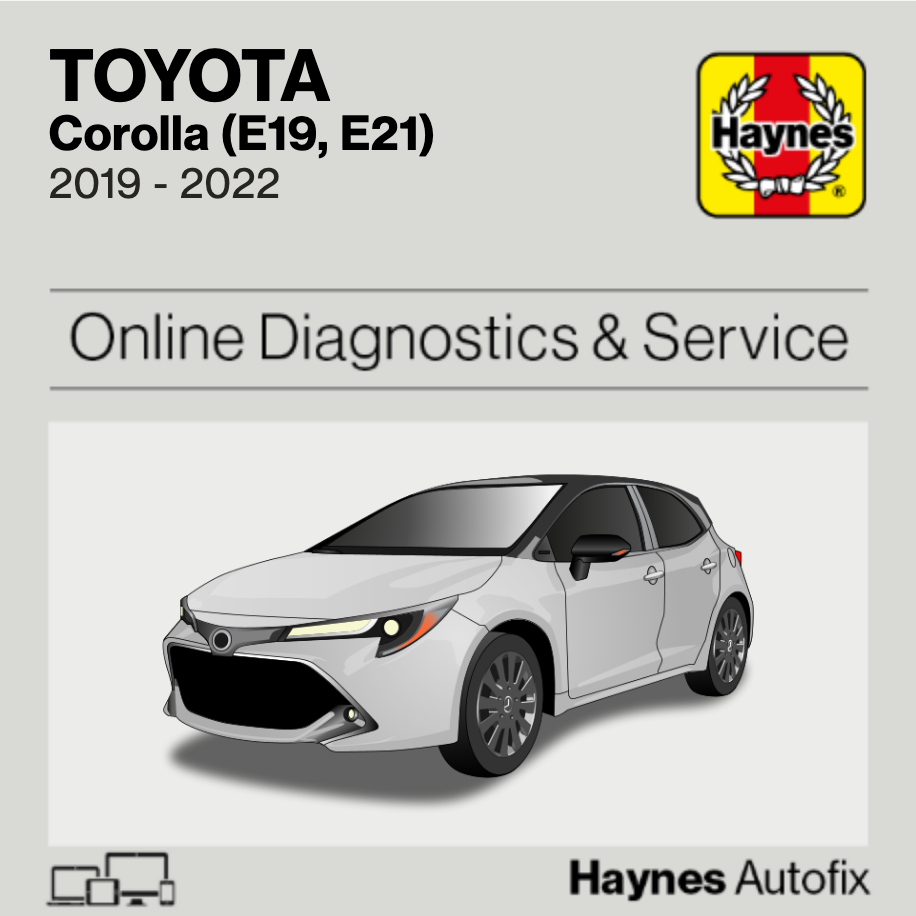 Toyota Corolla (E19, E21) 2019 to 2022 Haynes Online Diagnostics & Service Guide