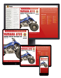 Yamaha Banshee Warrior & Raptor ATVs (1987-2010) Haynes Repair Manual