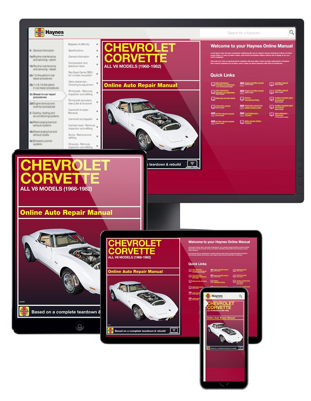 Chevrolet Corvette (1968-1982) Haynes Repair Manual (USA)