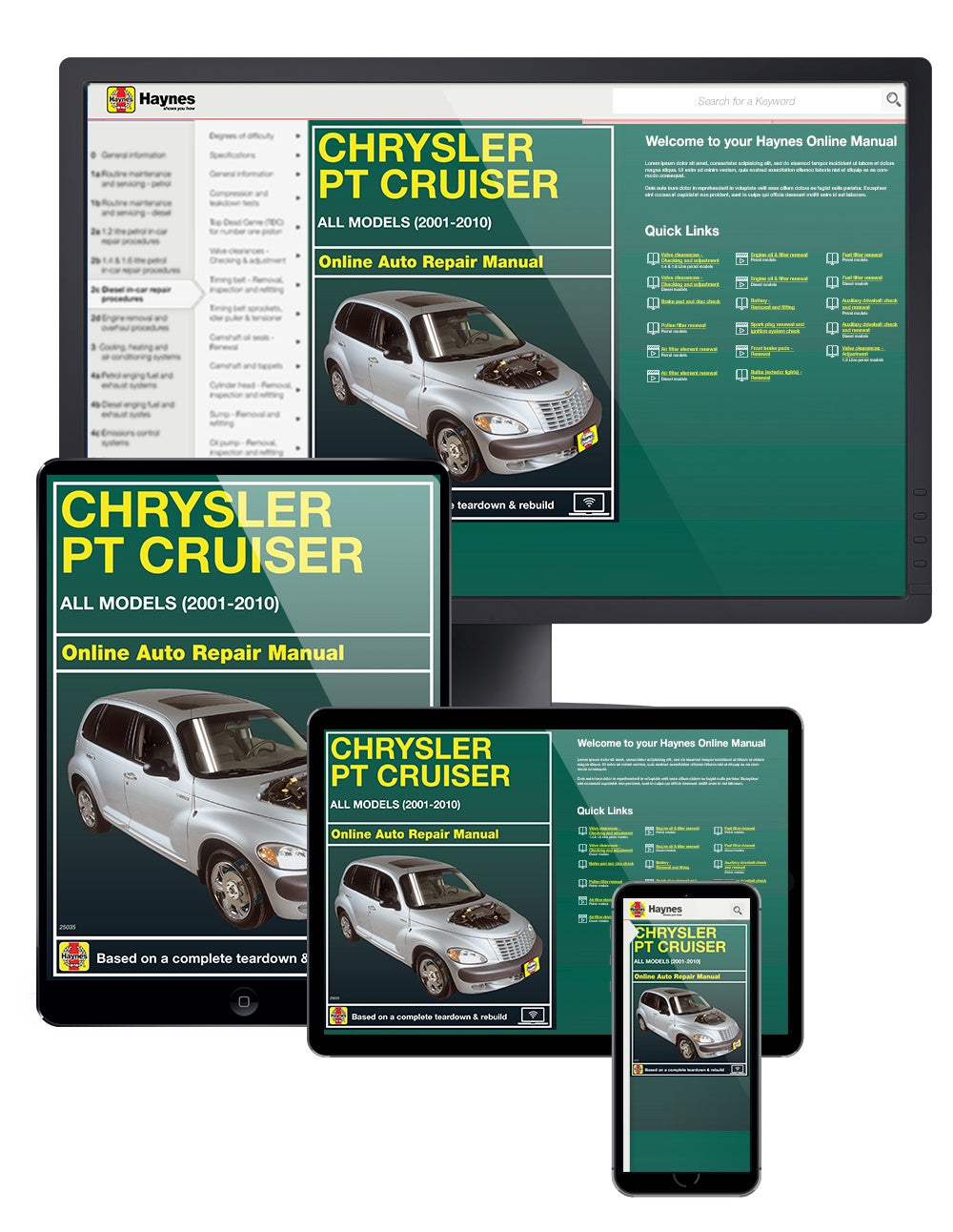 Chrysler PT Cruiser (2001-2010) Haynes Repair Manual (USA)
