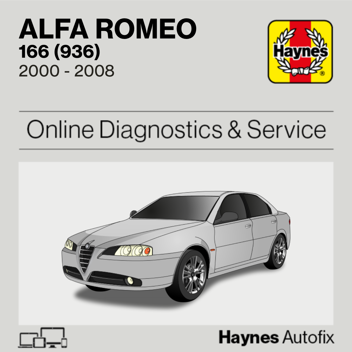 Alfa Romeo 166 (936) 2000 to 2008 Haynes Online Diagnostics & Service Guide