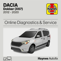 Dacia Dokker (X67) 2012 to 2020 Haynes Online Diagnostics & Service Guide