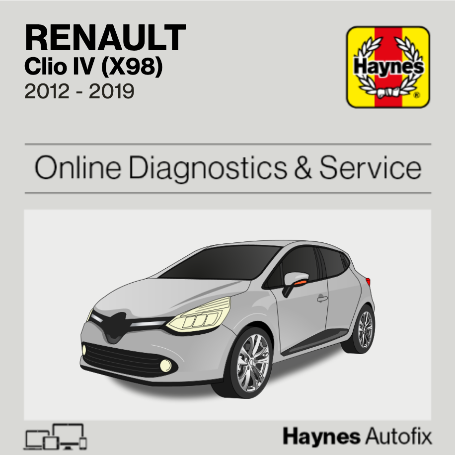 Renault Clio IV (X98) 2012 to 2019 Haynes Online Diagnostics & Service Guide