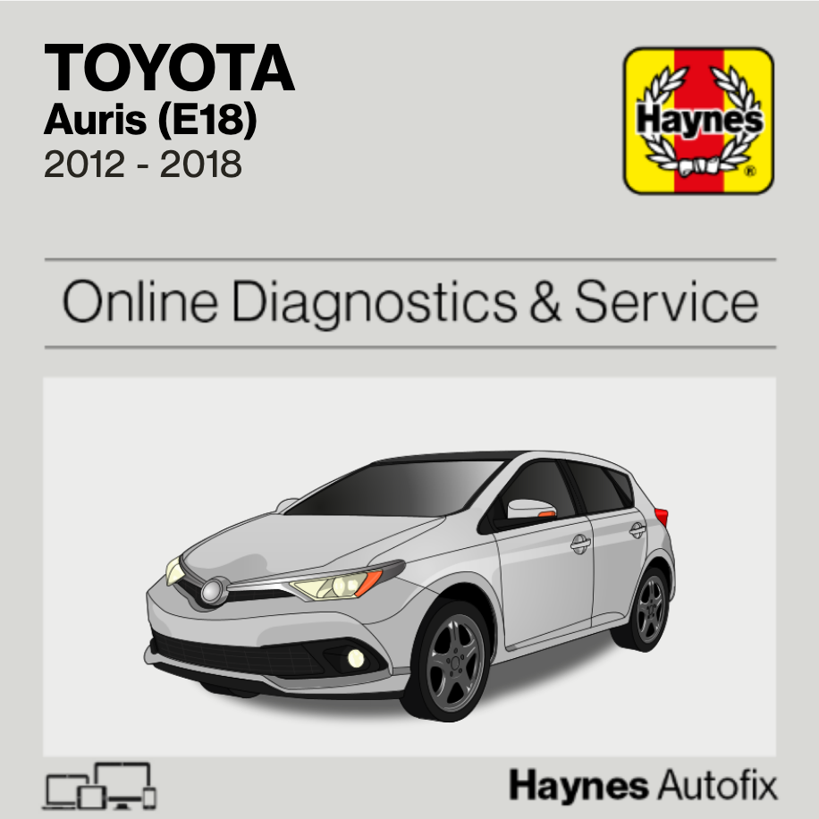 Toyota Auris (E18) 2012 to 2018 Haynes Online Diagnostics & Service Guide