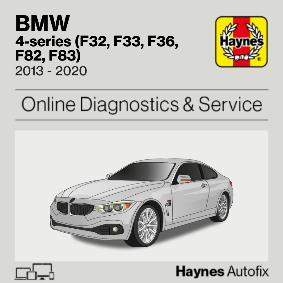 BMW 4-Series (F32, F33, F36, F82, F83) 2013 to 2020 Haynes Online Diagnostics & Service Guide